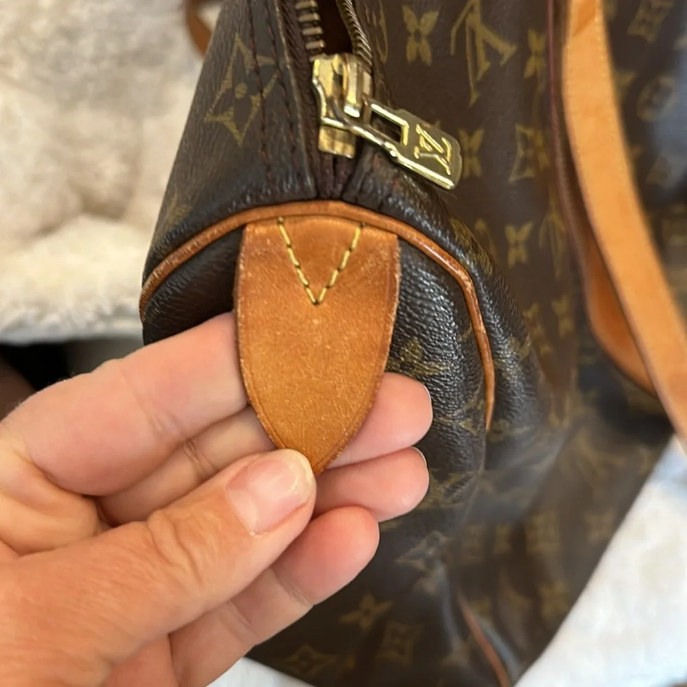 Authentic Louis Vuitton Mongram Flanerie 45 Shoulder Boston Bag - Picture 9 of 16